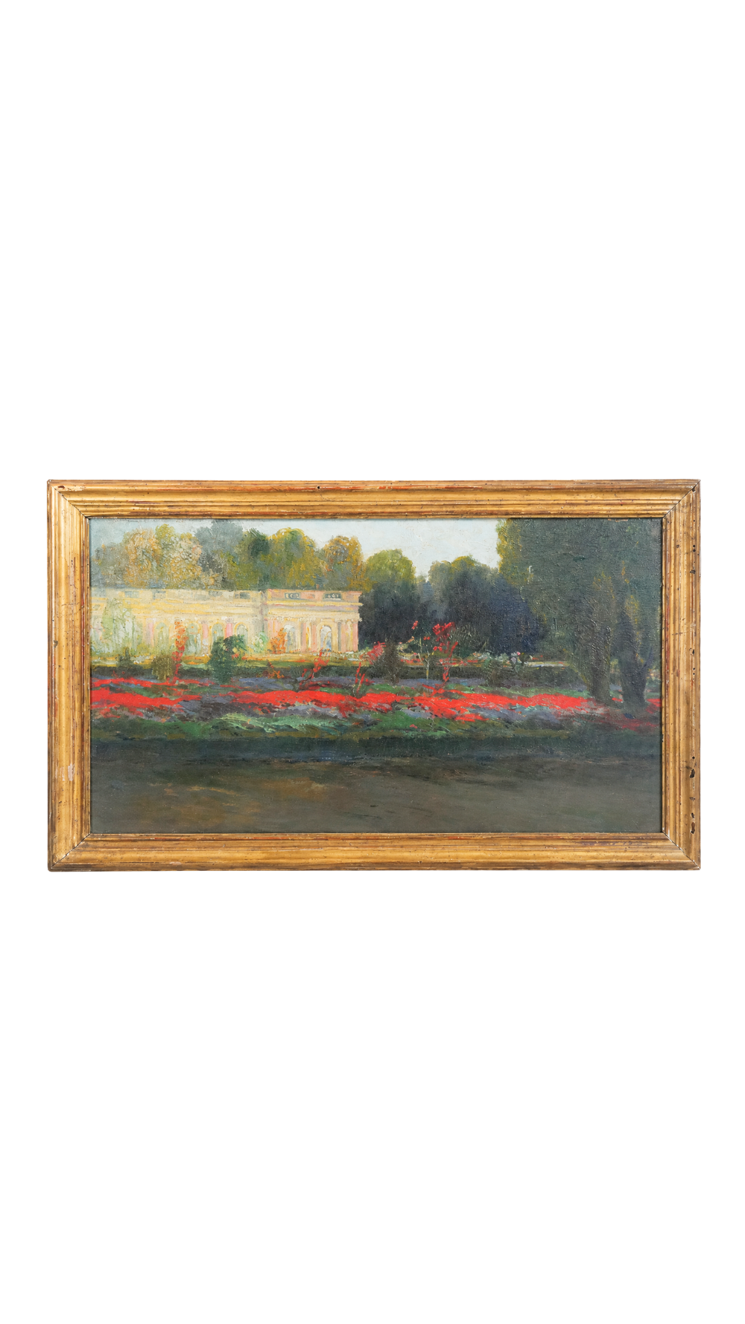 French Garden Landscape of the Grand Trianon at Versailles