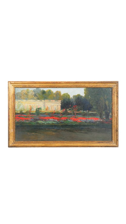 French Garden Landscape of the Grand Trianon at Versailles
