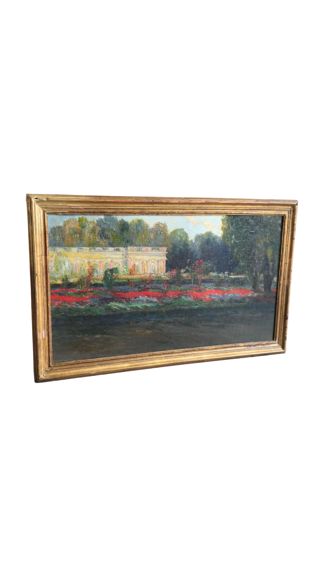 French Garden Landscape of the Grand Trianon at Versailles
