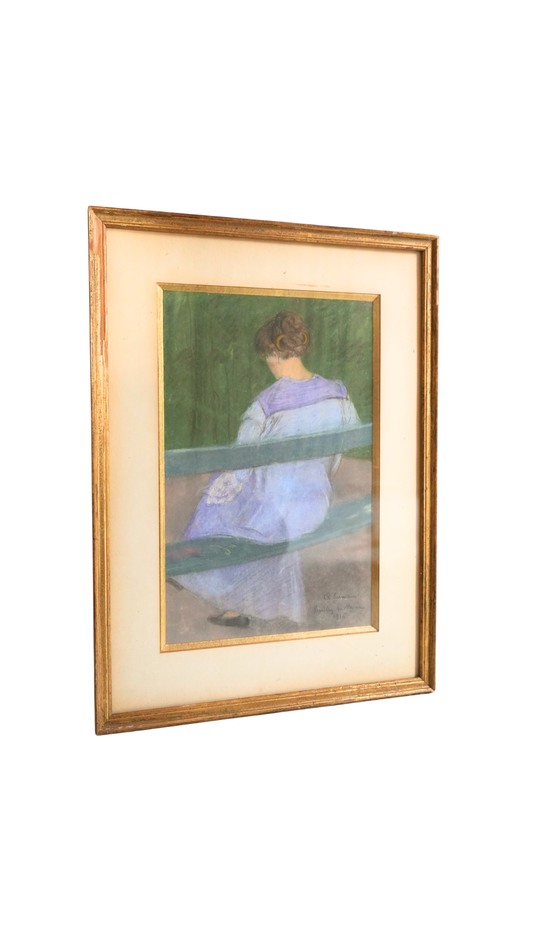 The Lavender Dress in Neuilly by R. Germain