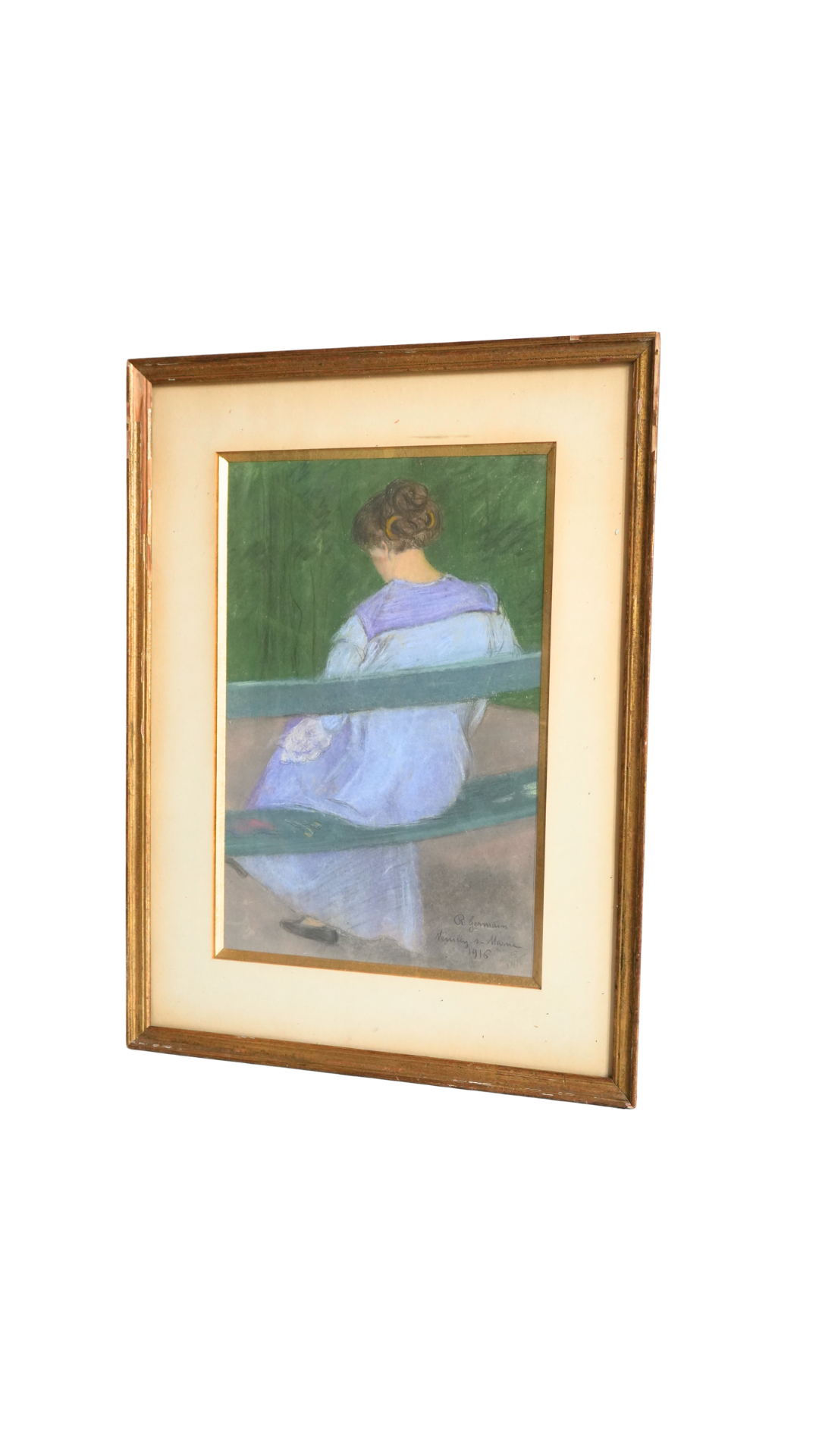 The Lavender Dress in Neuilly by R. Germain
