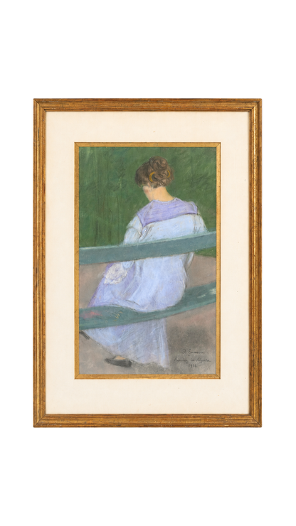 The Lavender Dress in Neuilly by R. Germain