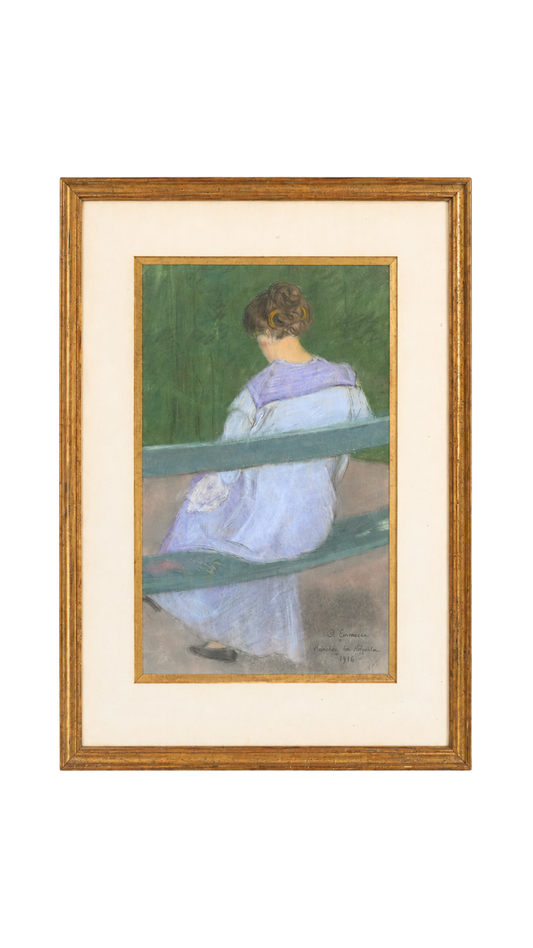 The Lavender Dress in Neuilly by R. Germain
