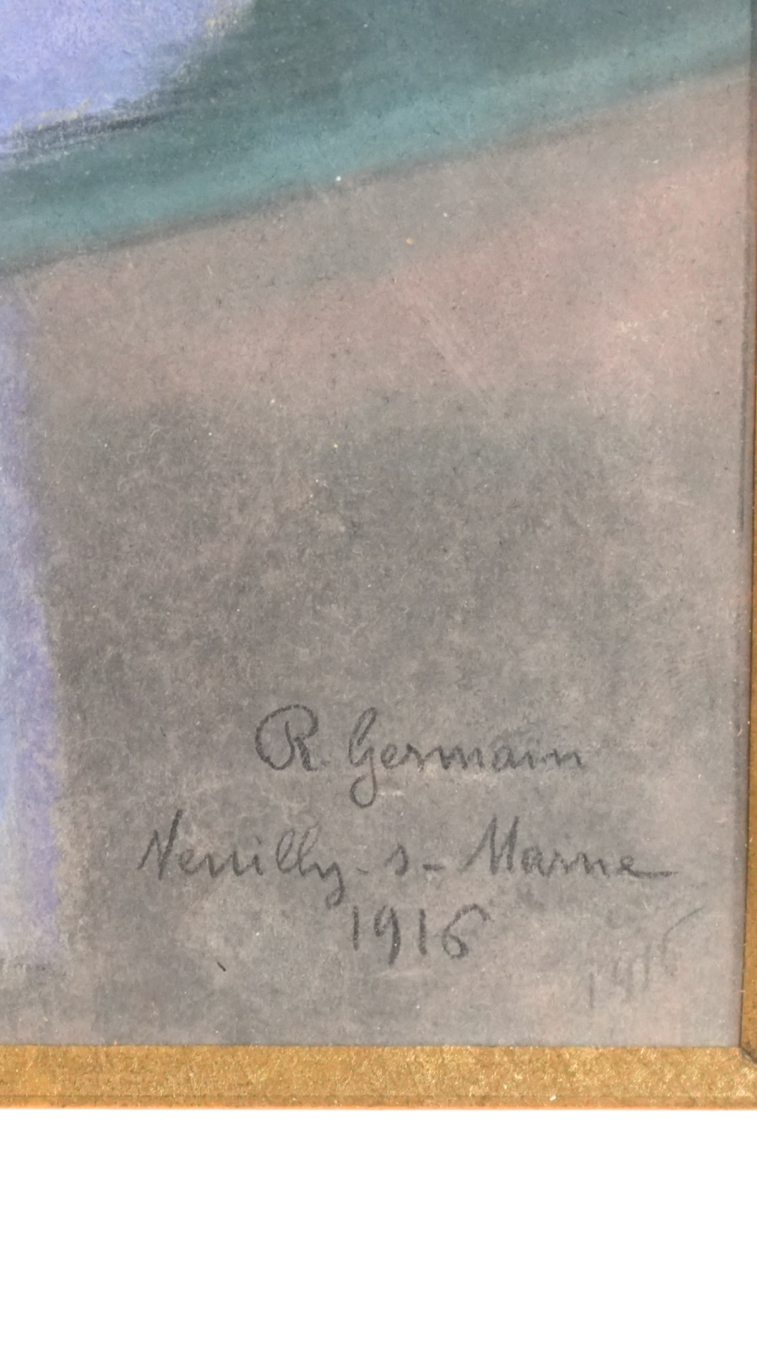 The Lavender Dress in Neuilly by R. Germain