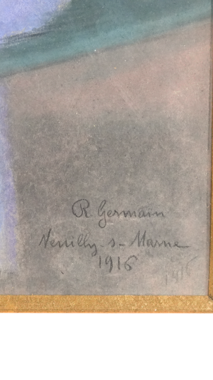 The Lavender Dress in Neuilly by R. Germain