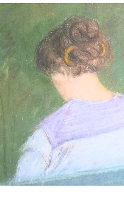 The Lavender Dress in Neuilly by R. Germain