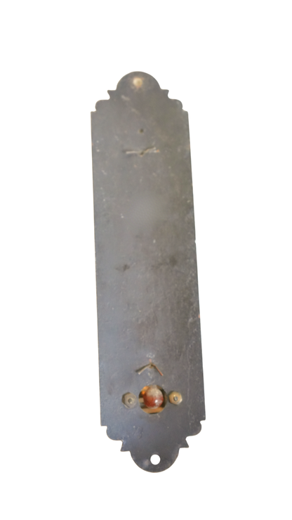 French Floral Porcelain Weather Thermometer