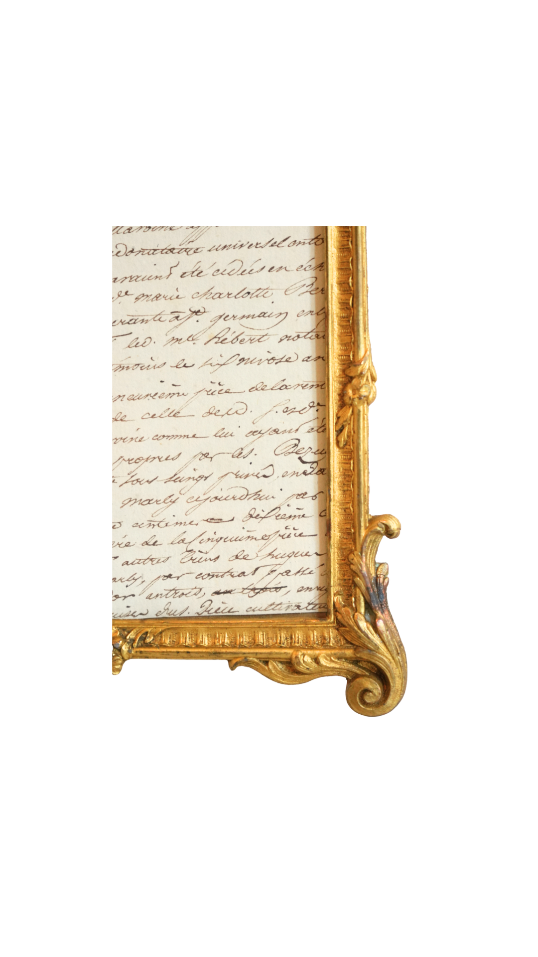 Antique French Gilt Rococo Frame
