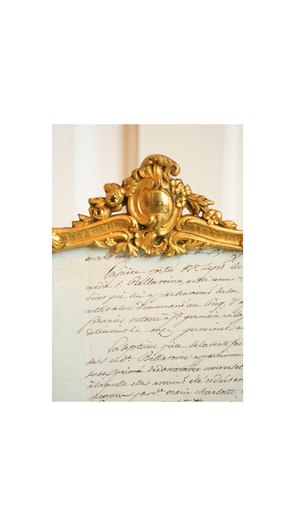 Antique French Gilt Rococo Frame