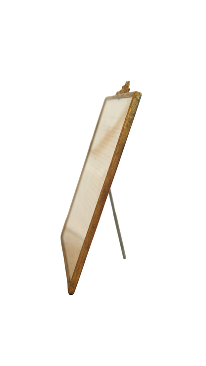 Large Antique French Gilt Bow Frame