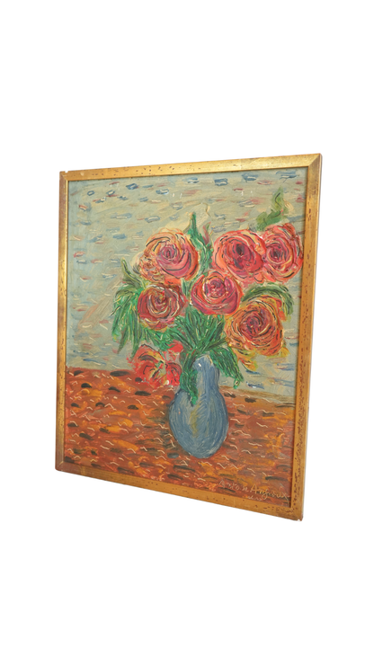 Vintage French Roses Still Life