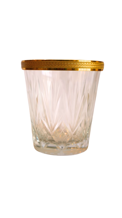French Cut Crystal & Gilt Brass Ice Bucket