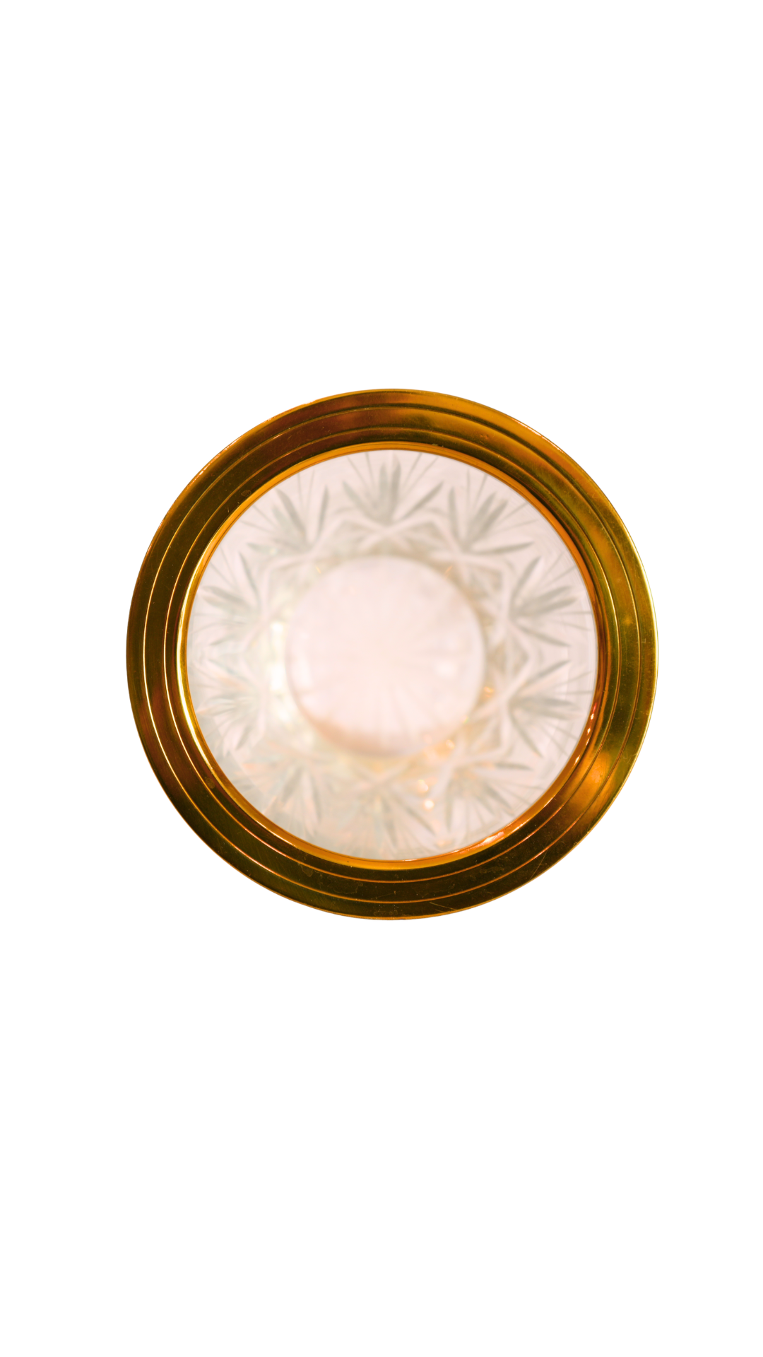 French Cut Crystal & Gilt Brass Ice Bucket