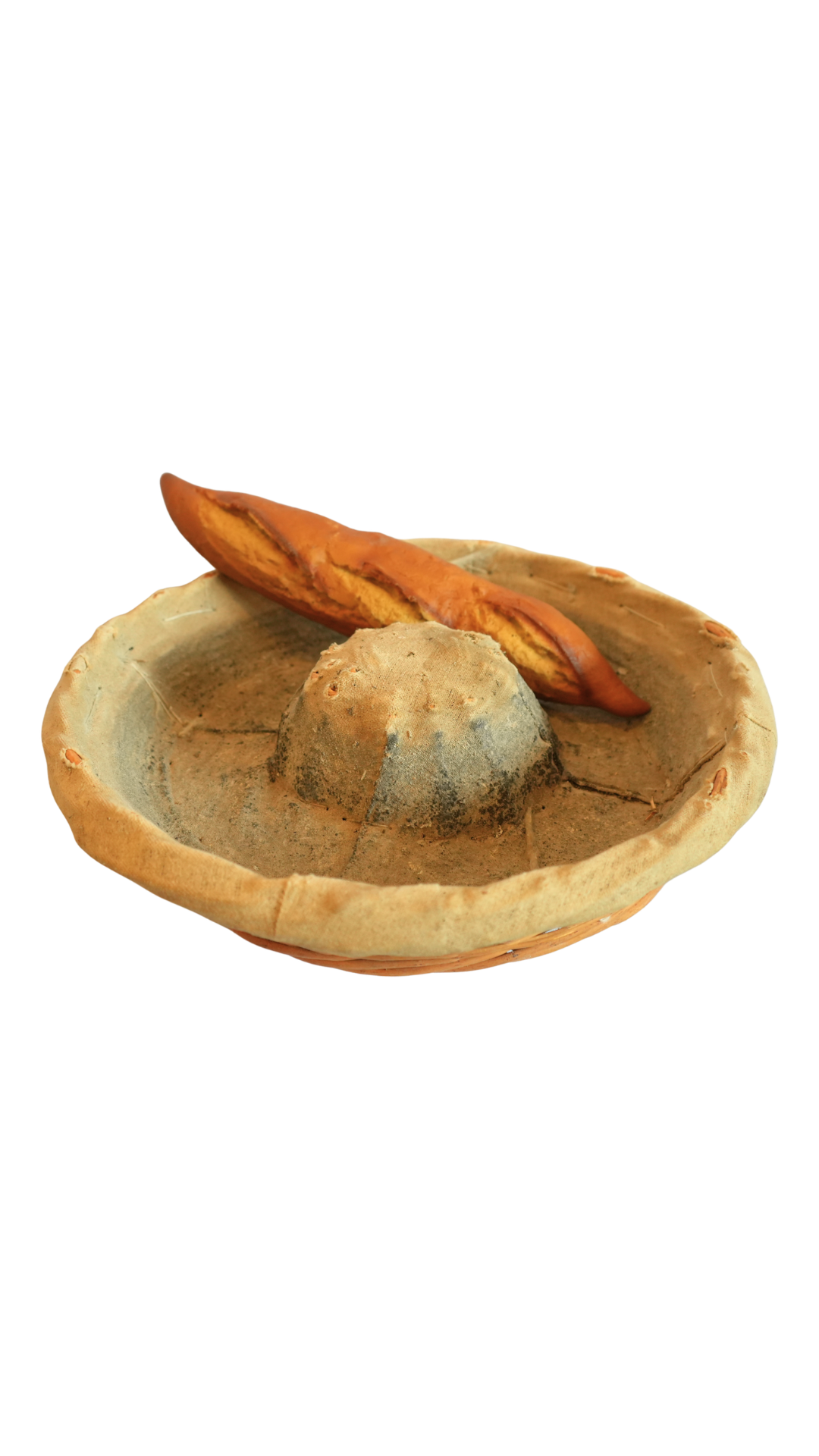 French Linen-Lined Couronne Bread Banneton