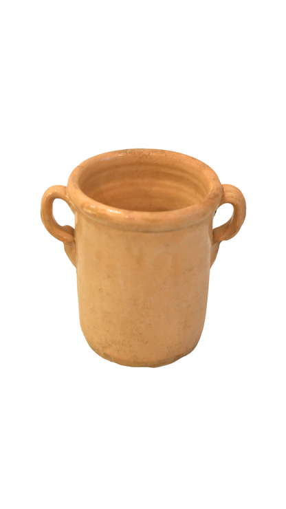 Antique French Yellow Sardine Pot