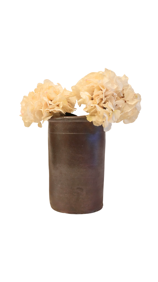 French Brown Glazed Stoneware Crock