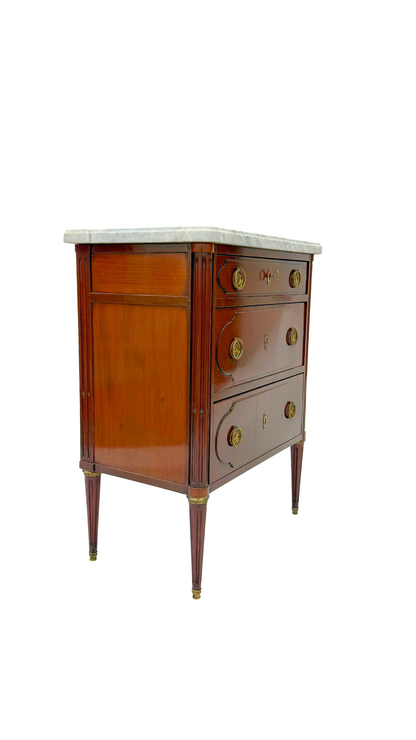 French Louis XVI Marble-Top Commode