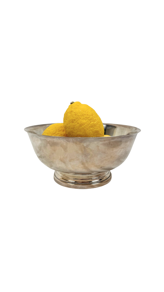 Large Revere-Style Silver Bowl
