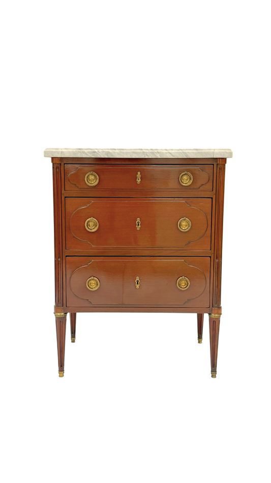 French Louis XVI Marble-Top Commode