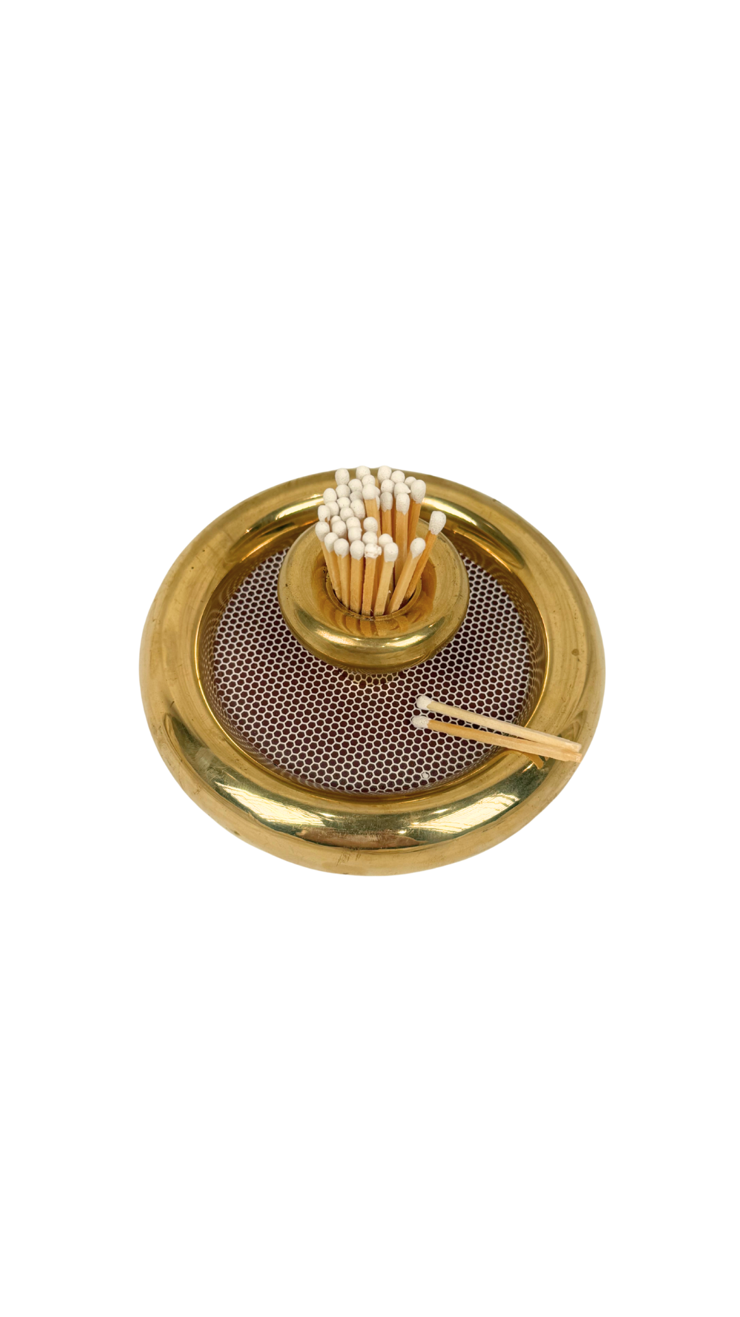 Vintage Brass Match Strike