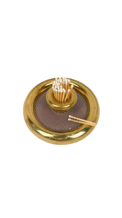 Vintage Brass Match Strike