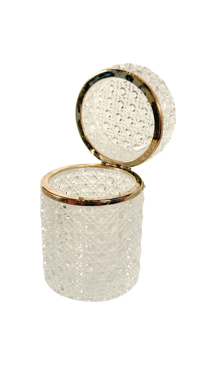 French Cut Crystal Vanity Jar