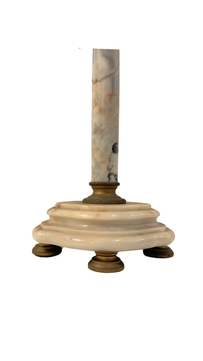 French Marble Candelabra Set