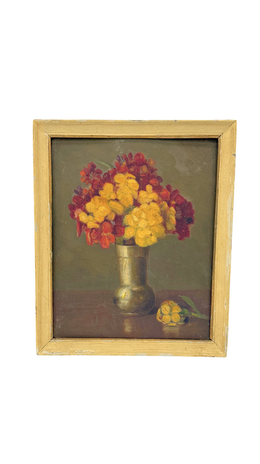 Antique French Floral Still Life