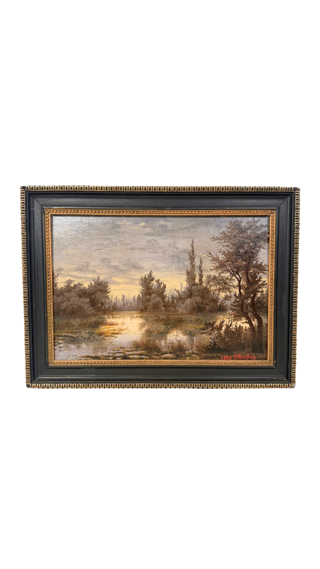 Oil Painting by E. Marlier