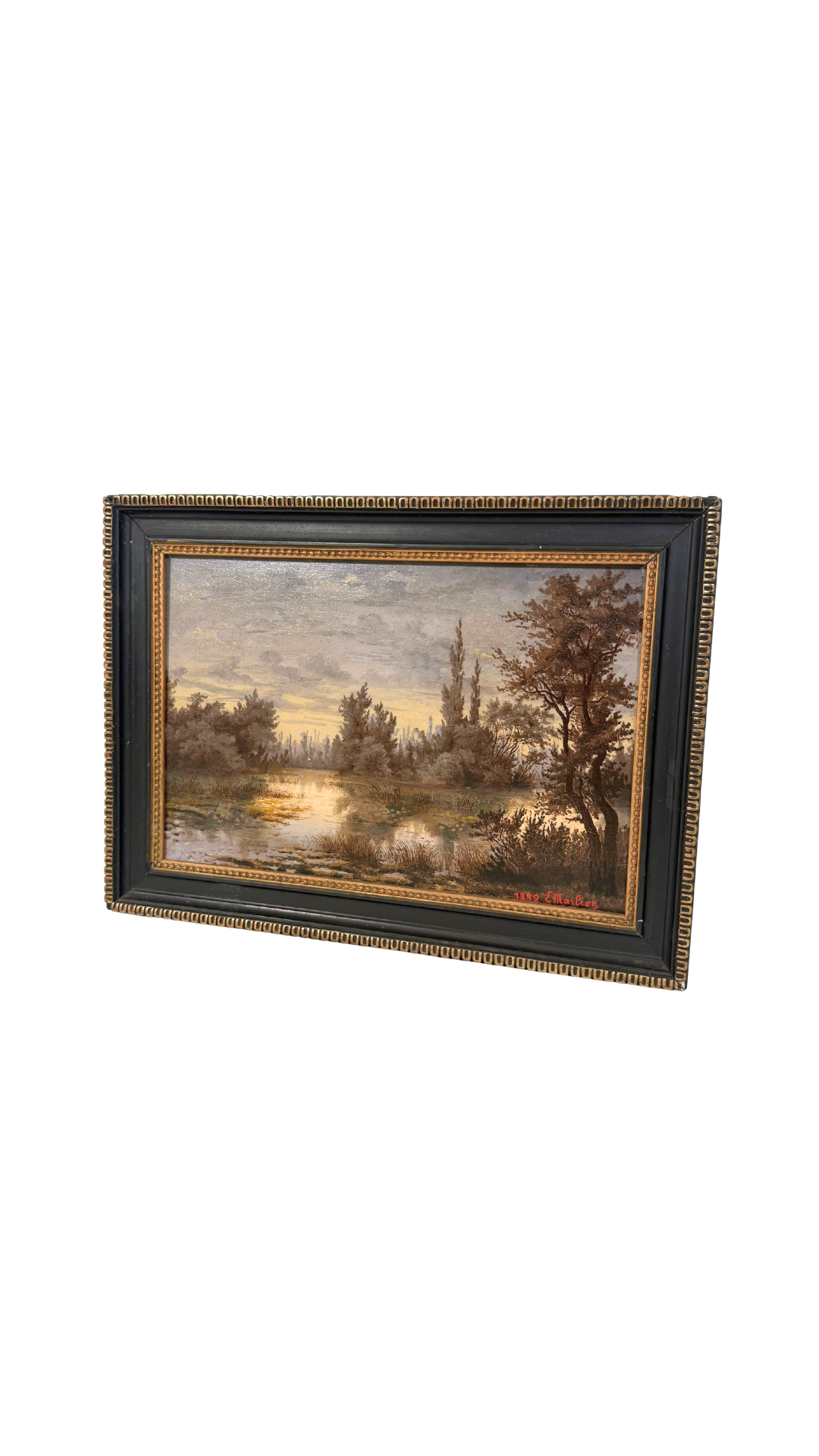 Oil Painting by E. Marlier