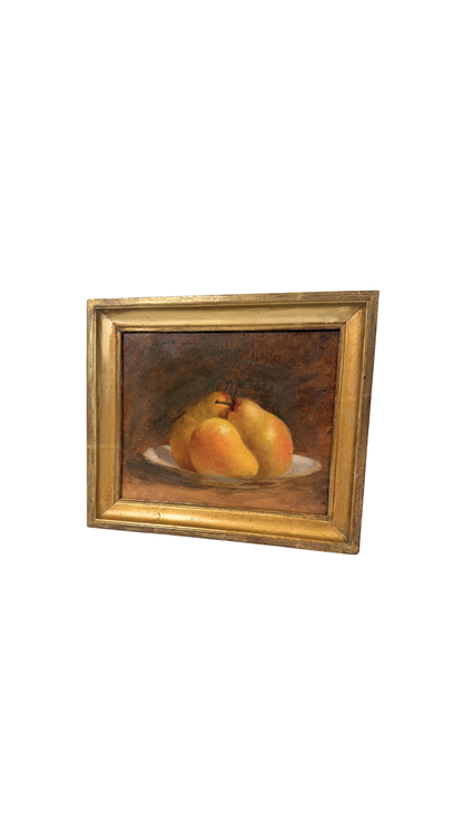 Still Life Oil Painting of Pears