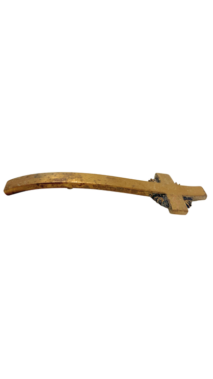 French Gilt Bronze Church Crosses