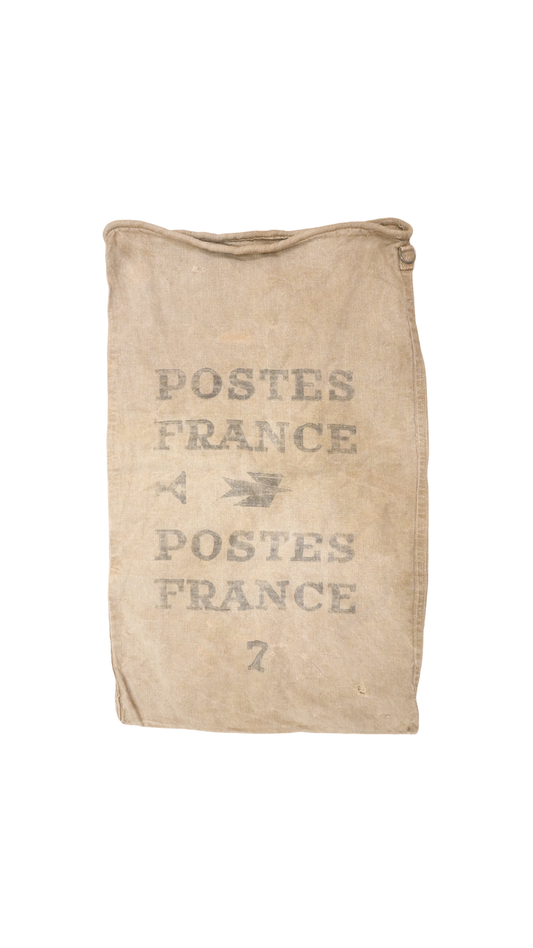 Authentic French Postal Mail Bag in Heavyweight Canvas